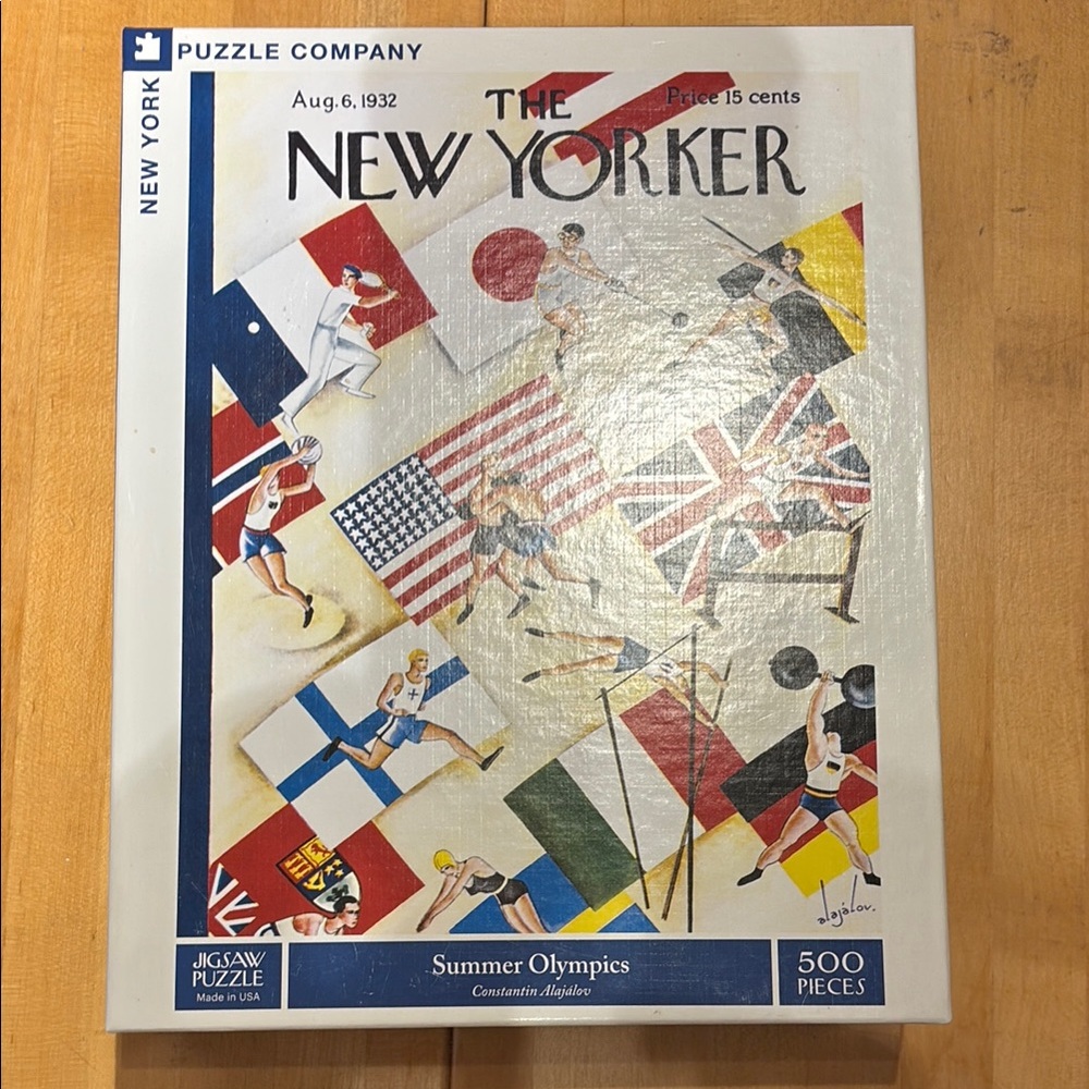 The New Yorker Cover from August 1932 Summer Olympics Puzzle